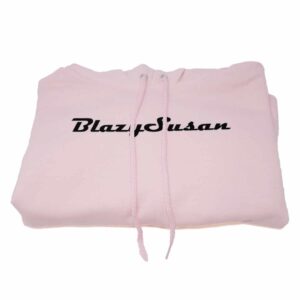 blazy pink hoodie - folded