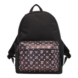 black backpack bag front