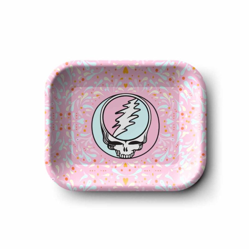 Tin Rolling Trays- sm - pink