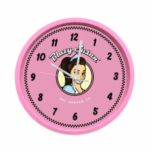 shop clock pink