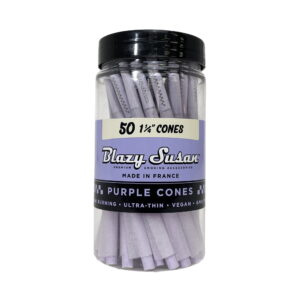 Purple 1-1/4 50 Count Pre Rolled Cones