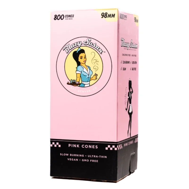 98mm 800 ct cones - pink