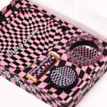 smoker's kit - trippy checkers - open box - angled