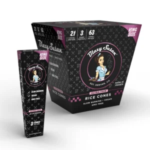 Ultra Thin Rice Pre Rolled Cones - Group- Display Box